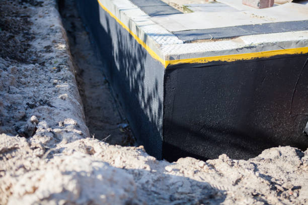 Professional Waterproofing technician working in Ottsville, PA